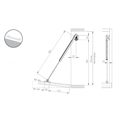 LIVENZA KRABY KLAPPKOMPASS L 355 0 N