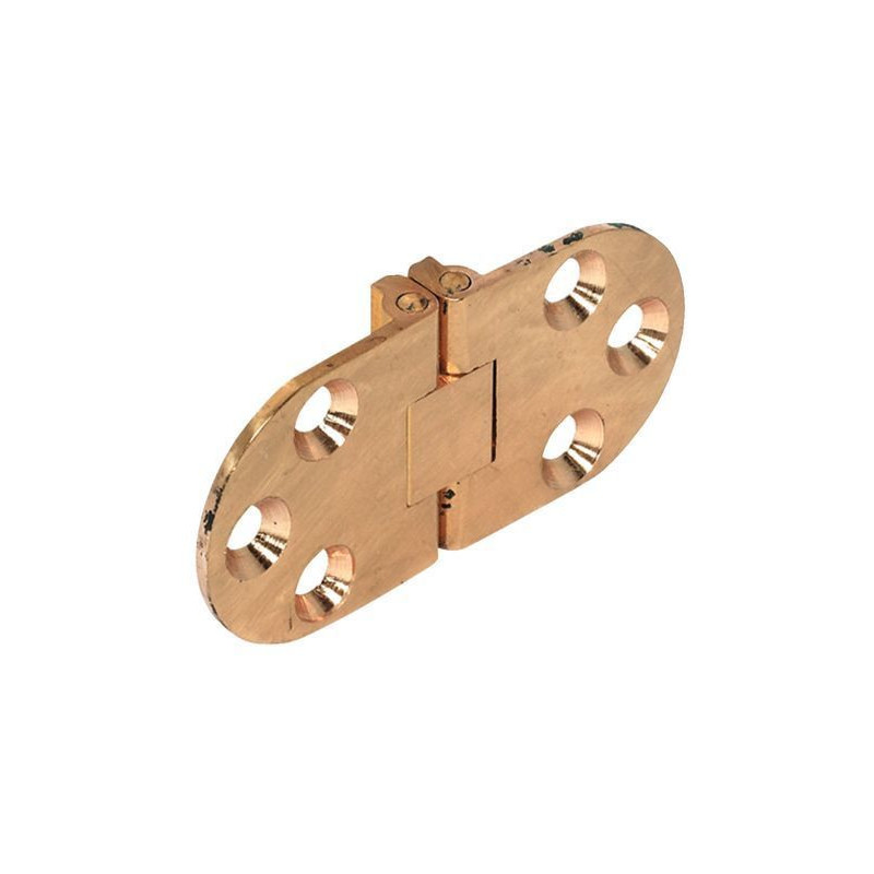 SCHARNIER AUS POLIERTEM MESSING 30x65mm