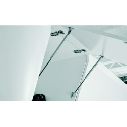 Flap compass, gas pressure spring, self-opening 120 N