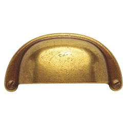 ZAMAK BRONZE SCHALENGRIFF 64 MM ACHSABSTAND