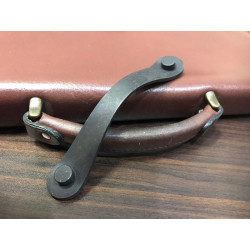 ZAMACK BLACK FURNITURE HANDLE 128 MM SETTING