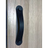 ZAMACK BLACK FURNITURE HANDLE 128 MM SETTING