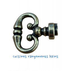 FALSCHSCHLÜSSEL MIT BRONZE-FINISH UND SCHRAUBEN