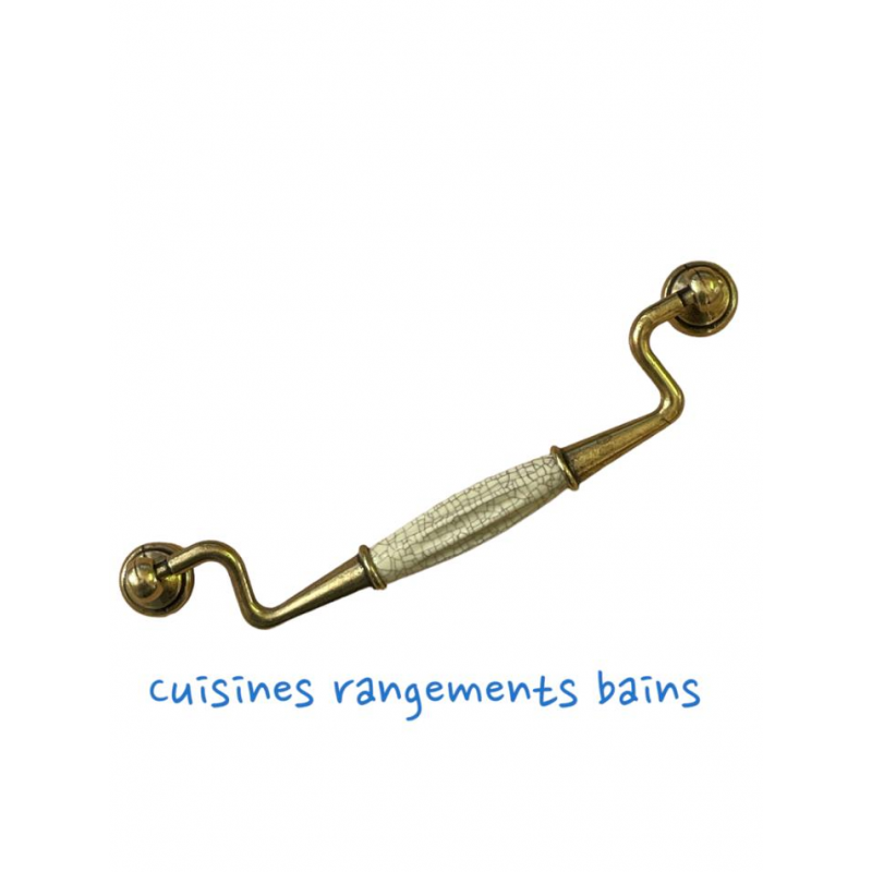 BRONZE PORCELAIN PENDANT HANDLE 220 MM