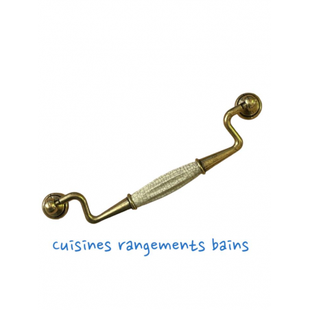 BRONZE PORCELAIN PENDANT HANDLE 220 MM