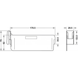 DIVISOR DE CAJÓN DE FARMACIA PLEXI