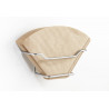 CHROME COFFEE FILTER HOLDER (FILTER N°4)