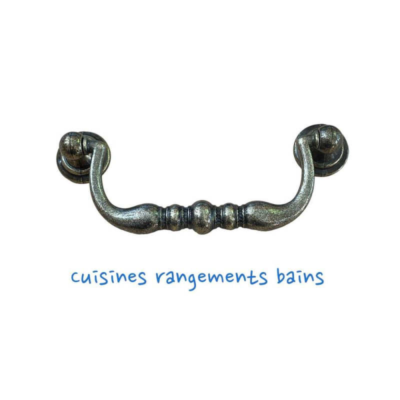 MANGO COLGANTE ACABADO BRONCE C/U 96 MM