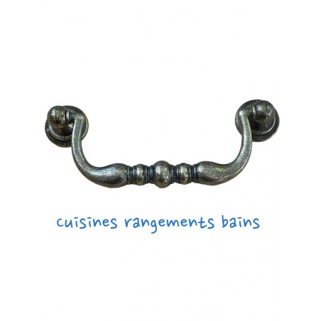 PENDANT HANDLE BRONZE FINISH EA 96 MM