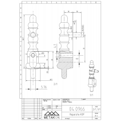 BRONZE ACHS-REPARATUR-BIT 7 MM