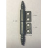 BRONZE FINISH HINGE H 85 MM