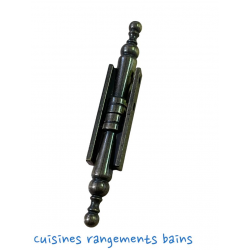 UNIVERSAL-VASENSCHARNIER - ALTBRONZE - HÖHE 105 MM