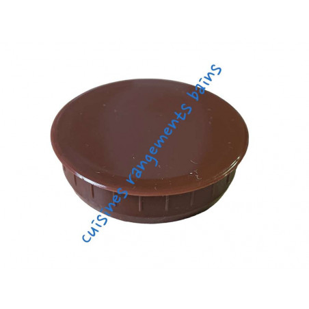 BROWN PLASTIC HINGE HOLE COVER