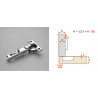 CHARNIERE SALICE MINI 94 ° WITHOUT EMBASE