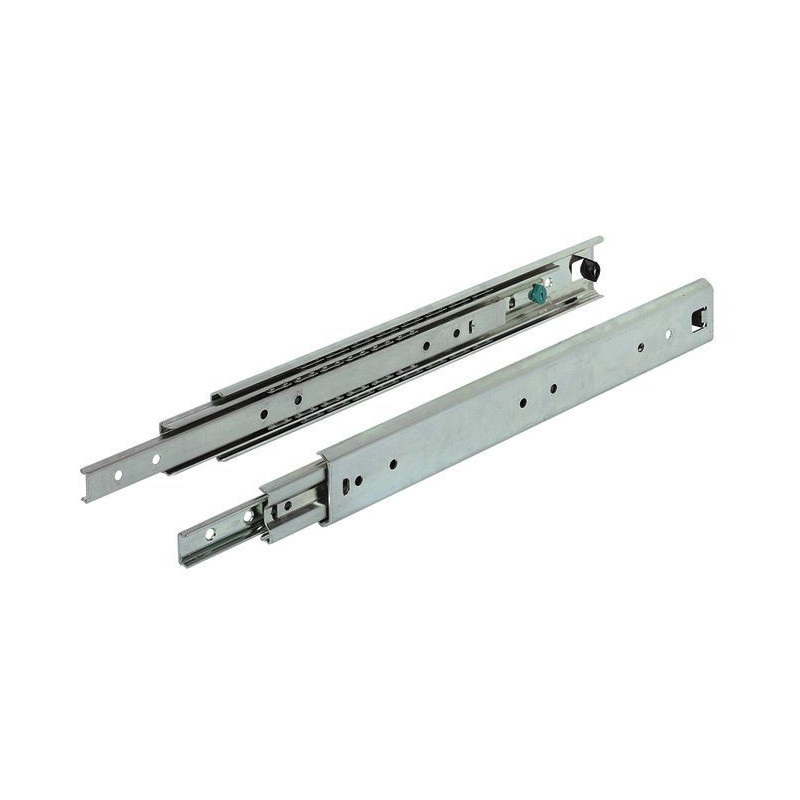BALL SLIDE TOTAL EXIT ZINC PLATED STEEL 790 MM