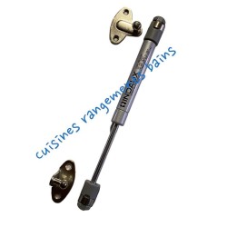 JEU DE 2 COMPAS POUR ABATTANT RELEVANT INDAUX 8 KGS AVEC FIXATIONS ENTRAXE 195 MM FIX