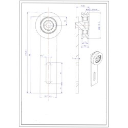 RUOTA ARMADIO DIAM 31 GOLA