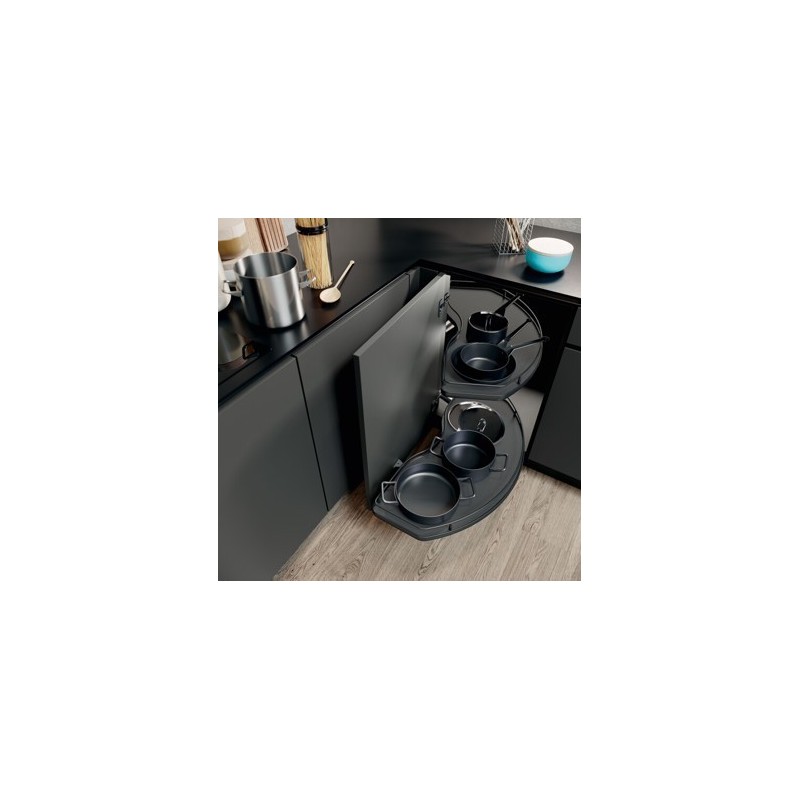 Ensemble Cornerstore Anthracite Meuble De 1000 - Ref. 90009413/9417