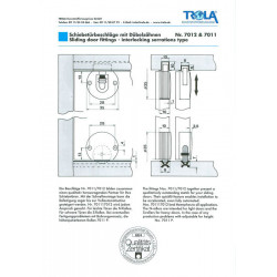TROLA 7011 VERSTELLBARER TROLLEY SCHWARZ