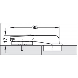 BISAGRA PUERTA MARCO SALICE PREMIUM SIN BASE