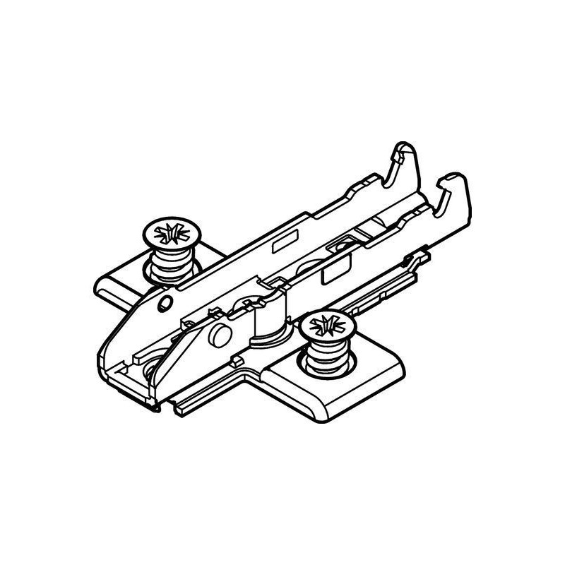 TIOMOS CROSS MOUNTING PLATE WITH SCREWS H 00
