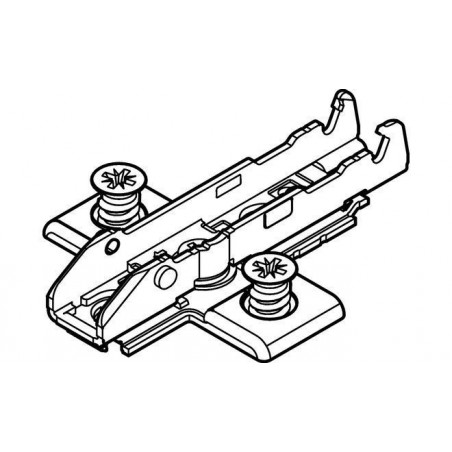 TIOMOS CROSS MOUNTING PLATE WITH SCREWS H 00