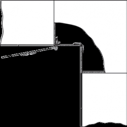 BISAGRA PARA PUERTA PLEGABLE INDAUX