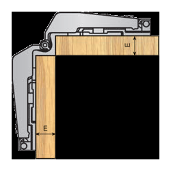BISAGRA PARA PUERTA PLEGABLE INDAUX