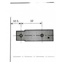 BISAGRA PARA PUERTA PLEGABLE INDAUX