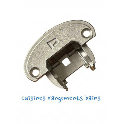 EIN- PRAMETA AUFSTECKBARES EA 45 MM VERNICKELTES GEHÄUSE