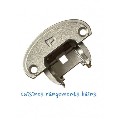 EIN- PRAMETA AUFSTECKBARES EA 45 MM VERNICKELTES GEHÄUSE