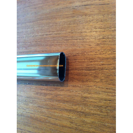 CHROME WARDROBE ROD 1 M