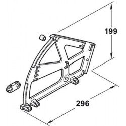 SWIVEL HARDWARE FOR SHOE CABINET