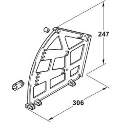 Herrajes giratorios para zapatero (
