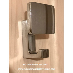 ZAMAK KLEIDERHAKEN GLÄNZEND CHROM