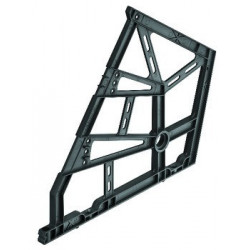 SCHUHMÖBEL BESCHLAG 3 SCHWARZ