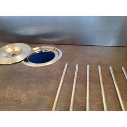 EDELSTAHL-ARBEITSPLATTENBEHÄLTER 8 LITER