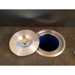 8 LITER STAINLESS STEEL WORKTOP BIN