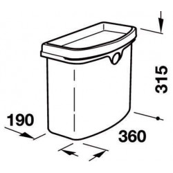 MULTI-FUNCTION BIN 12.5 L HAILO