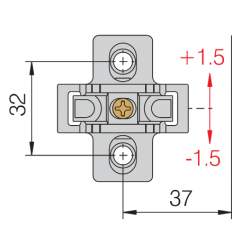 EMBASE FERRARI CLIPS ZAMAK H3.5