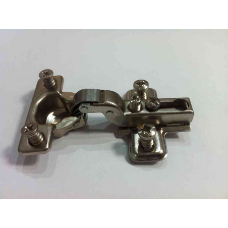 SCHARNIER UND PLATTE FERRARI 26 MM ABGEWINKELTEN ARM