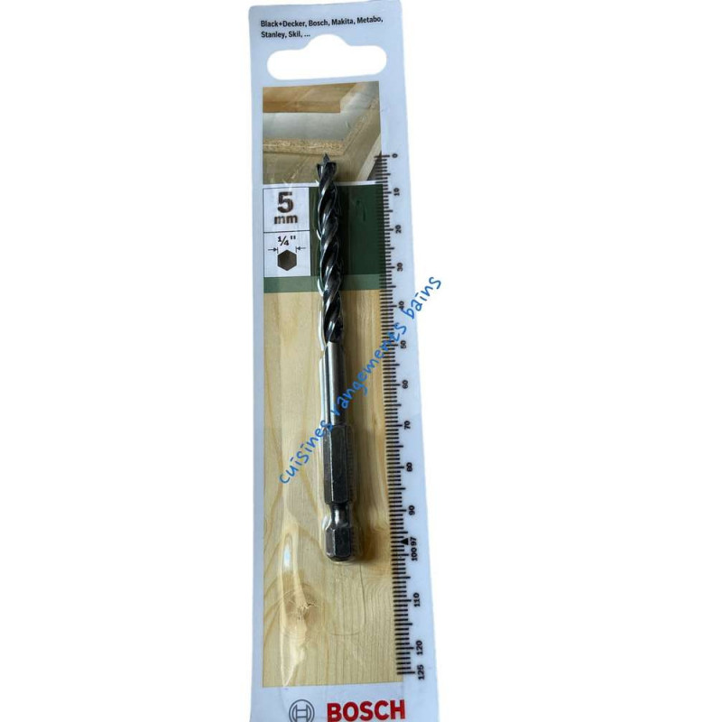 BROCA PARA MADERA BOSCH DIAMETRO 5 MM