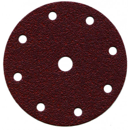 10 PERFORATED SELF-AGRIPPING DISCS A275 DIAM 125 GRAIN 100