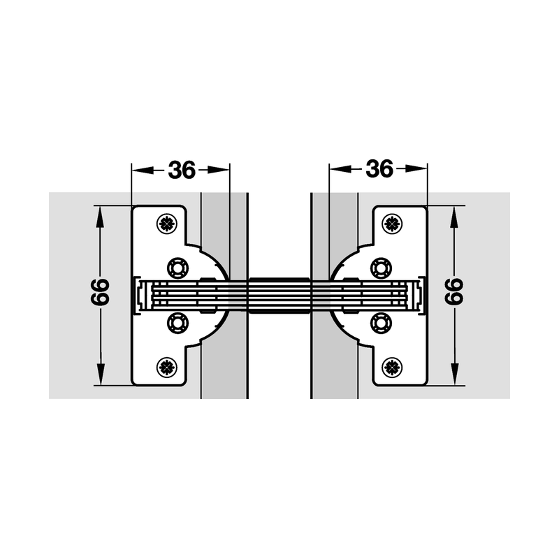 BISAGRA HAFELE PARA TAPÓN DE COLA